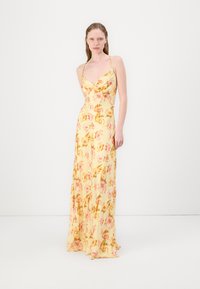 Malina CORNELIA DRESS - Maxi ruha - lemon/peony