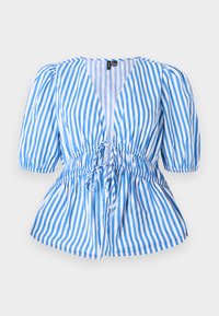 VMJARLOTTE TIE V NECK - Bluza - regatta/white