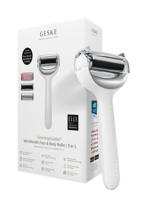 MICRONEEDLE FACE BODY ROLLER | 9 IN 1 - Huidverzorgingstool - white