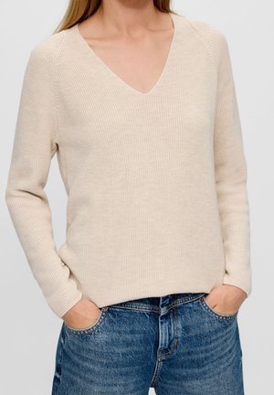 Jumper - mottled ochre