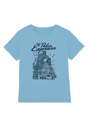 Cotton Soul, POLAR EXPRESS/RAIL RIDERS  UNISEX - T-Shirt print - light blue