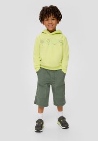 s.Oliver SMILEY - Hoodie - limettengrün