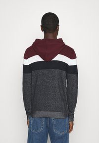 Jack & Jones Felpa con cappuccio - bordeaux