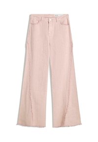 TEXTURED  - Zvonové džínsy - light pink