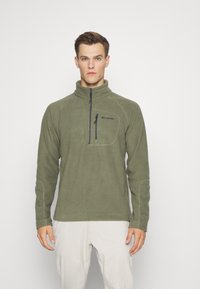 Columbia FAST TREK™ III HALF ZIP FLEECE - Fleecepullover - stone green/shark
