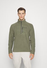 Columbia - FAST TREK™ HALF ZIP - Polárpulóver - stone green/shark Miniatűr kép 1