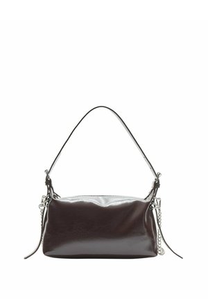 WITH STRAP DETAIL   - Torbica - dark brown
