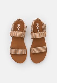 Roxy CAGE - Sandálias - brown/white