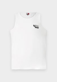 Tommy Jeans TJM SLIM STACK TANK - Top - ecru