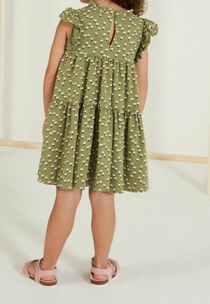 Next, Robe en jersey - green