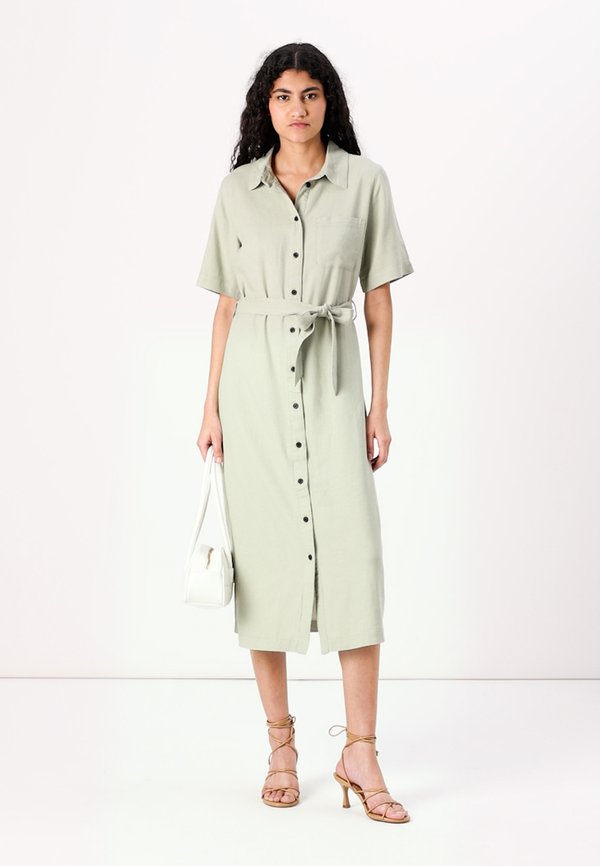 ONLCARO BELT DRESS - Shirt dress - tea2