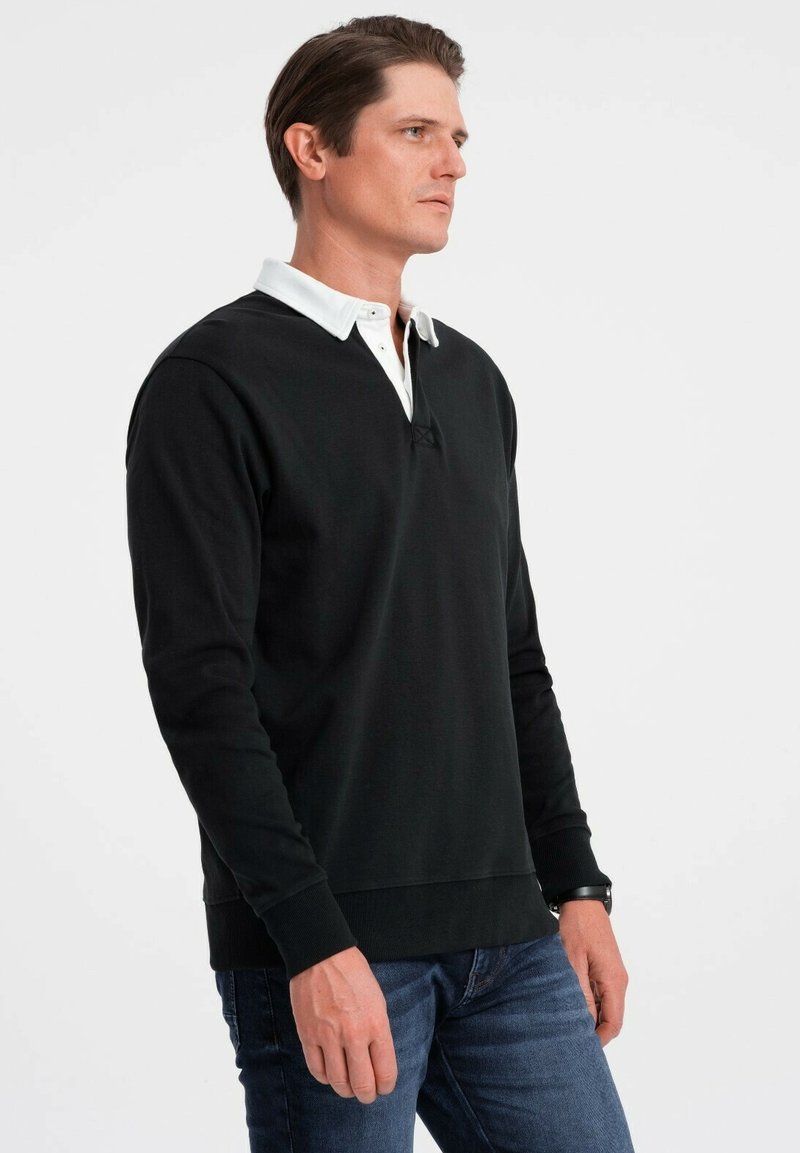 Ombre Poloshirt - black