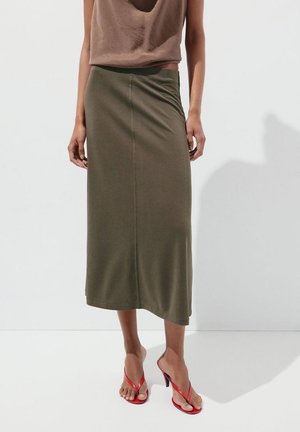 Mango ADULT - A-Linien-Rock - khaki