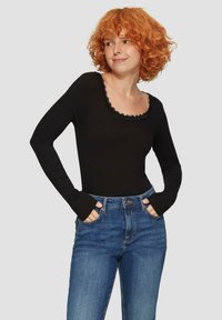 QS Langarmshirt - schwarz