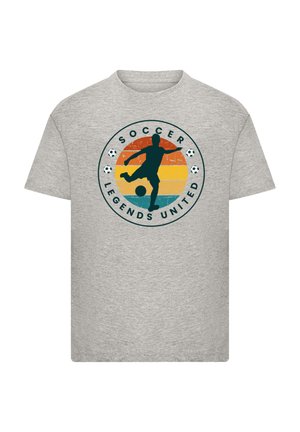 Print T-shirt - heather grey