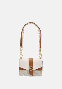 MICHAEL Michael Kors GREENWICH - Rankinė per petį - vanilla/acorn