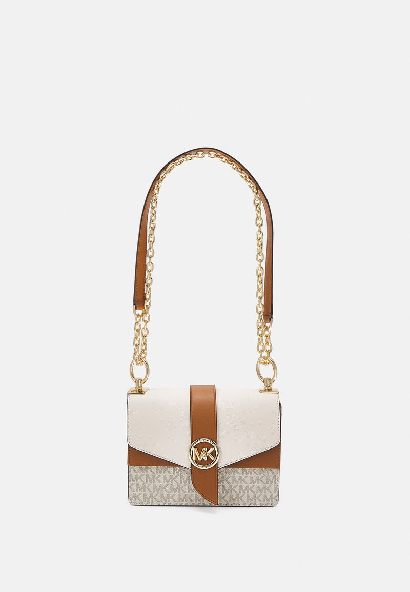 MICHAEL Michael Kors - GREENWICH - Keresztpántos táska - vanilla/acorn, Nagyítás