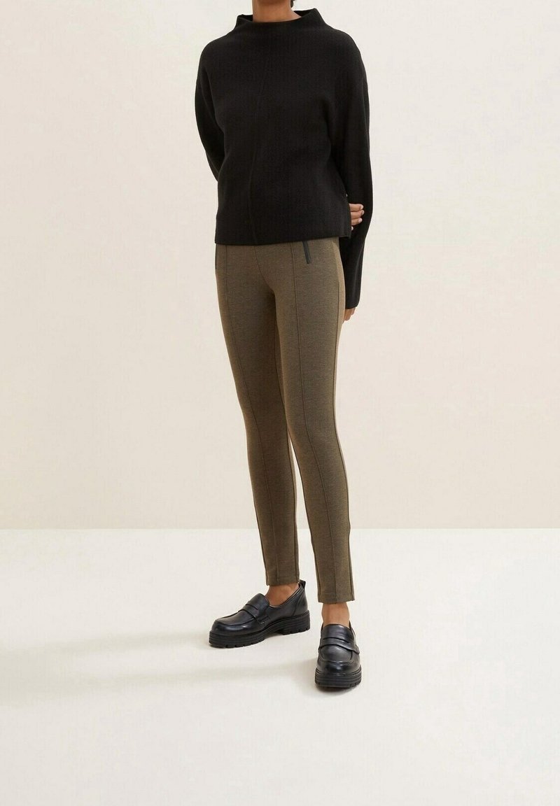 TOM TAILOR Legging (type pantalon) - khaki