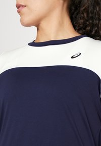 ASICS WOMEN COURT TOP - Αθλητικό μπλουζάκι - midnight/brilliant white