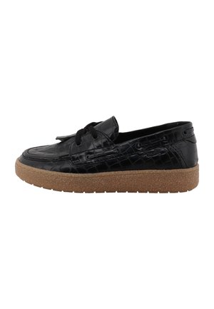 TOM TAILOR LOAFERS - Chaussures bateau - black