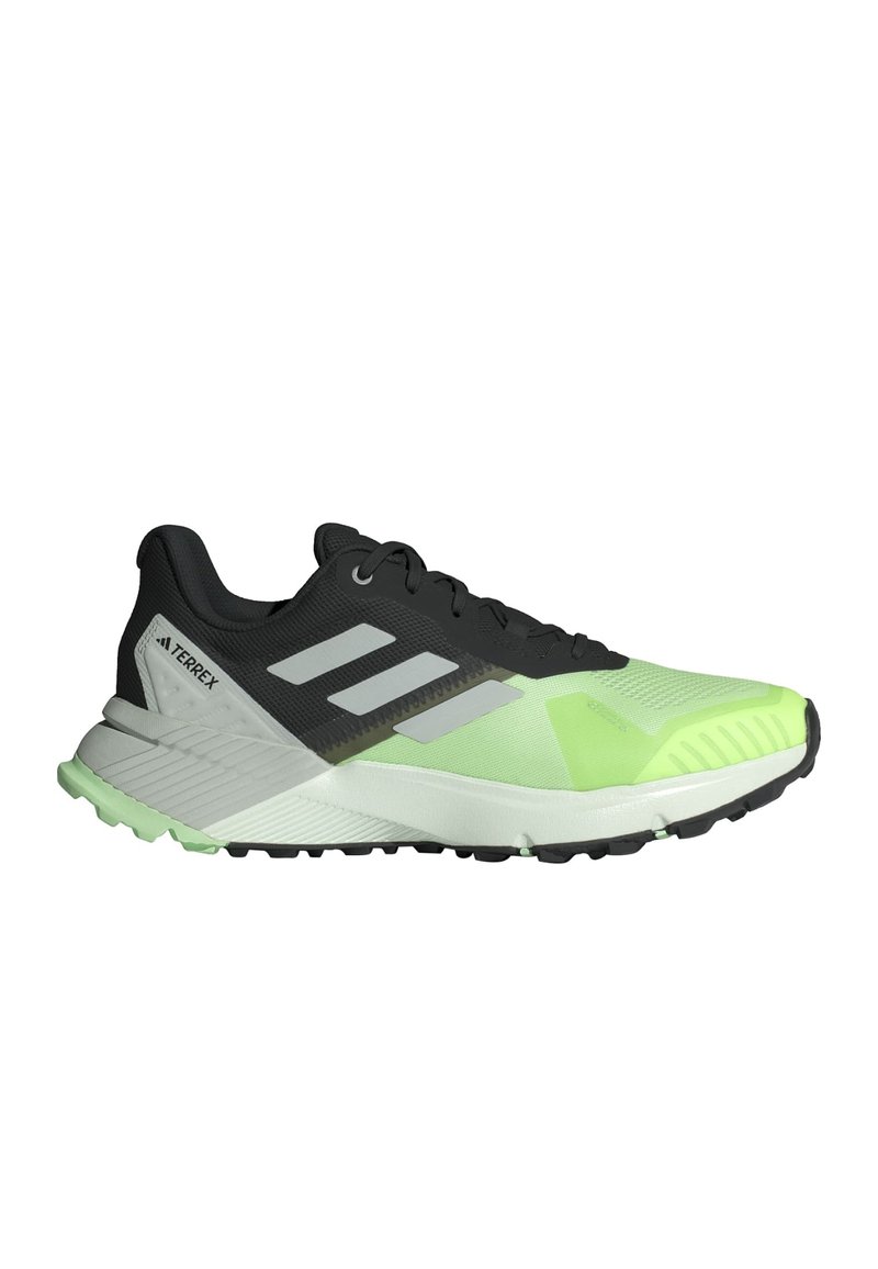 Adidas Terrex - SOULSTRIDE - Trail hardloopschoenen - green spark   silver   core black, Vergroten