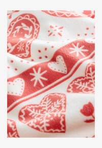 Ausgewählt, red ecru fairisle