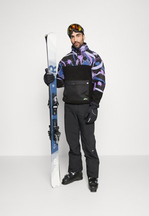 LILLEHAMMER 89 UNISEX - Polárpulóver - black/lilac