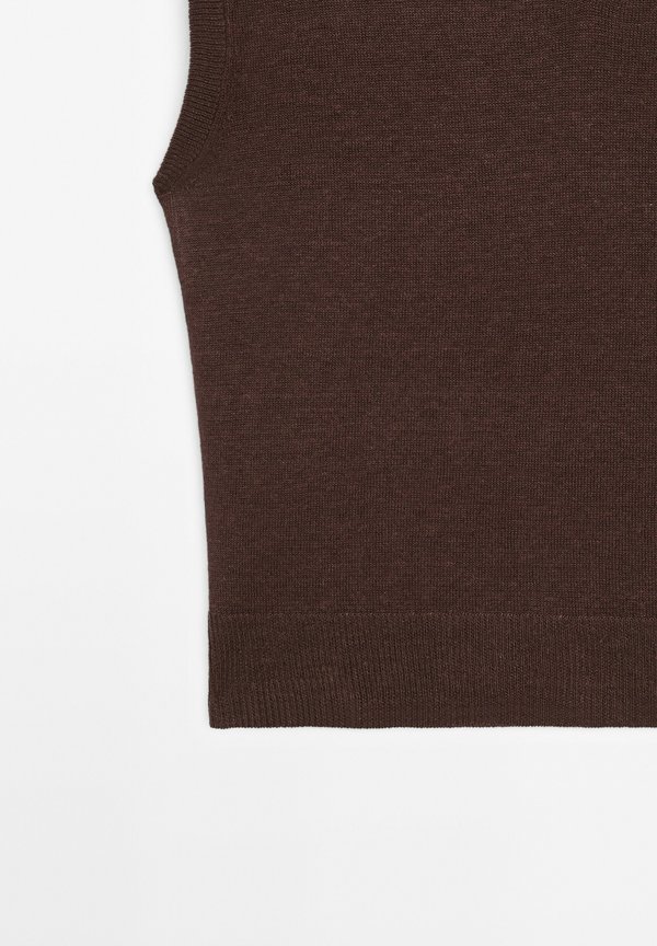 MELANGE - Top - mottled bordeaux3