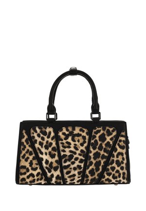Handtas - black/beige leo