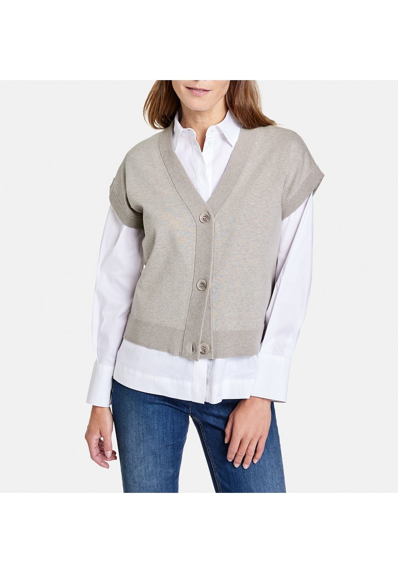 Damen Strickjacken | Gerry Weber Strickjacke dark clay melange/grau-meliert - IZ66092 Damen Strickjacken | Gerry Weber Strickjacke dark clay melange/grau-meliert - IZ66092