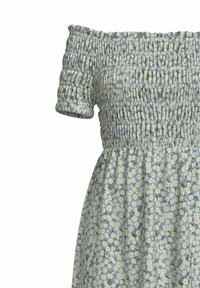 VILA OFF SHOULDER MIDI SMOCK - Kjole - blau