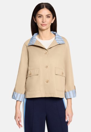 MIT AUFGESETZTEN TASCHEN CASUAL - Veste légère - beige