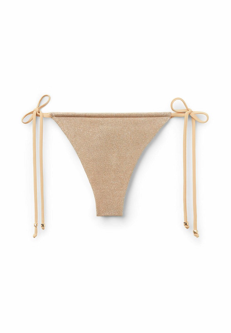 Calzedonia GOLDEN GLITTER - Bikini bottoms - golden glitter/gold ...