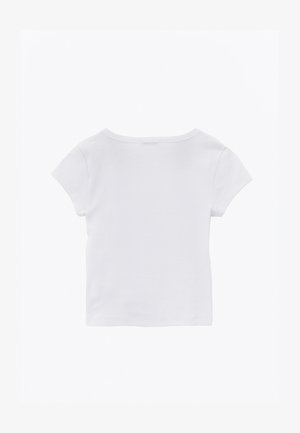 OXXO, OXXO U NECK BODYCON T-SHIRT - T-Shirt basic - white