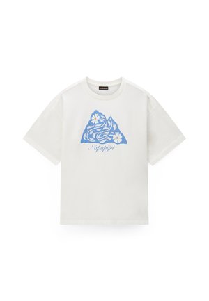 Napapijri, Trükipildiga T-särk - off-white