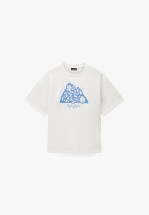 Napapijri, Trükipildiga T-särk - off-white