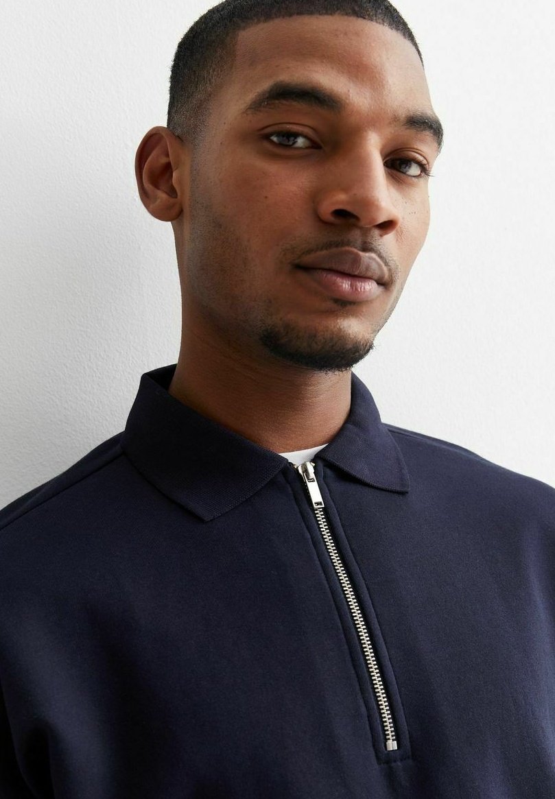Mサイズ PALACE ZIP UP SHIRT NAVY New Look QUARTER ZIP - Sweatshirt - navy/dark blue - Zalando