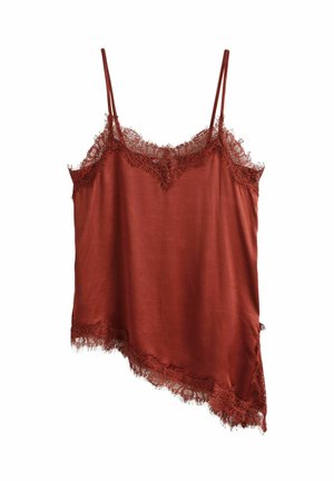 REGULAR FIT  - Unterhemd/-shirt - rust brown asymetric