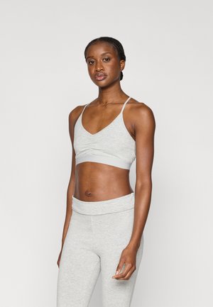 Αθλητικό σουτιέν ελαφριάς στήριξης - mottled light grey