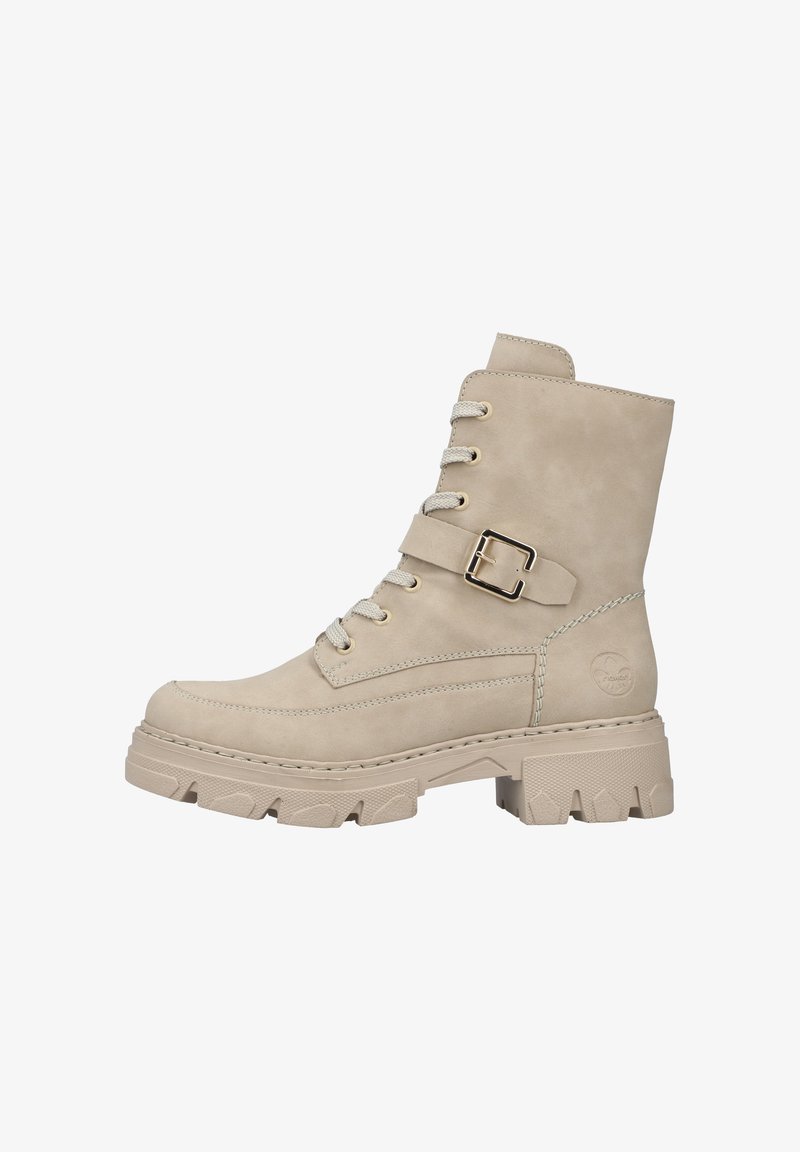 Rieker Platform ankle boots - beige