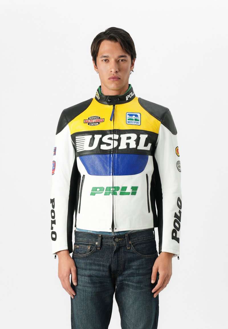 Polo Ralph Lauren Leren jas meerkleurig