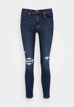 GAP CONWAY - Džínsy skinny fit - indigo destroy