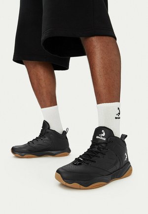 Shaq, SHAQ BASKETBALL SHOES MEN'S BLACK 5907964139805 - Sneakers high - black