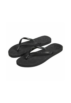 XQ footwear GLITTERS - Teenslippers - black