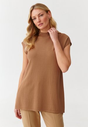 LENO - Tricou basic - beige