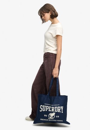 Superdry & Co, SUPERDRY CULT SUPERDRY TOTE. - Shopper - richest navy off white