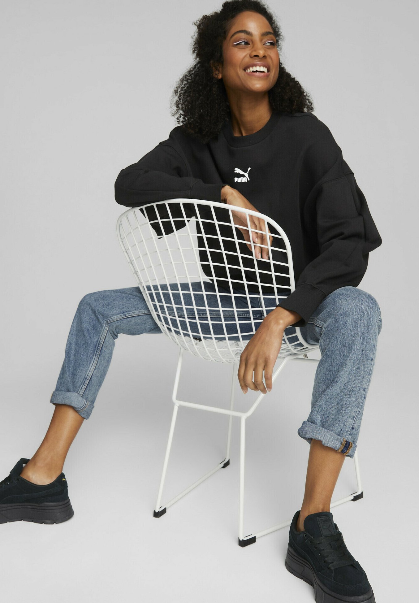 Puma OVERSIZED - Sweatshirt - black 