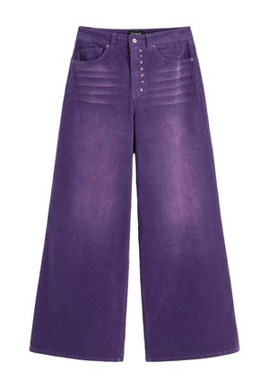 Desigual, WIDE LEG TROUSERS - Jean boyfriend - purple