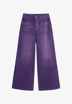 Desigual, WIDE LEG TROUSERS - Jean boyfriend - purple
