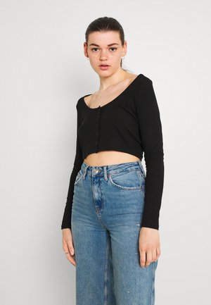 BRIT LIGHTWEIGHT CARDI - Chaqueta de punto - black
